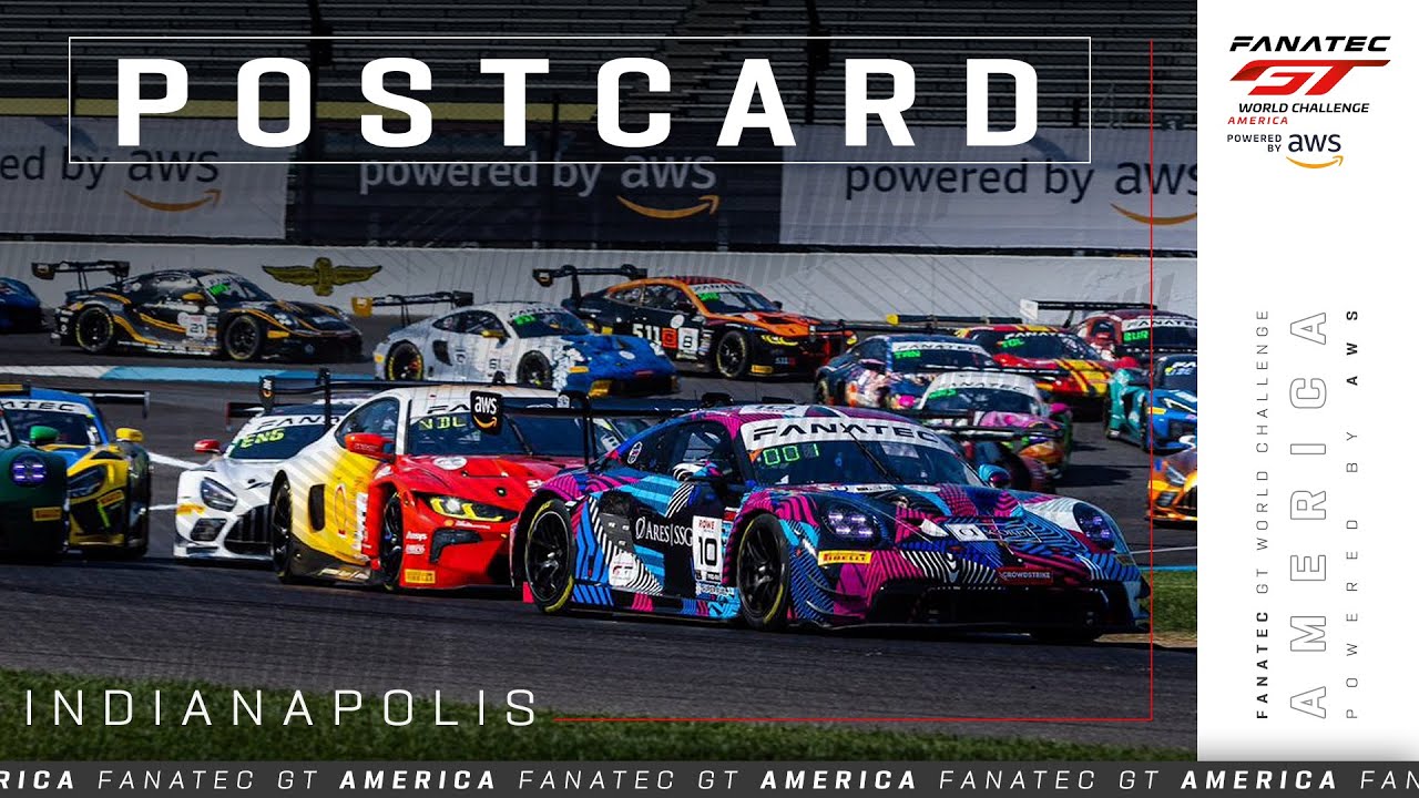 Postcard - Indianapolis 8 Hour presented by AWS 
