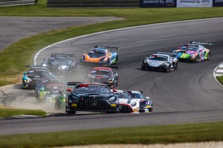 #91 Mercedes-AMG GT3 of Jeff Burton and Philip Ellis, Regulator Racing, GT World Challenge America, Pro-Am, SRO America, Barber Motorsports Park, Birmingham, AL, Sept 5 - 7, 2025
 | Fabian Lagunas | www.lagunasphotography.com | For SRO Motorsports Group 2025