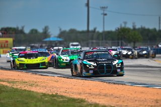 #29 BMW M4 GT3 EVO of Justin Rothberg and Robby Foley, Turner Motorsport, Pro-Am, GT World Challenge America Powered by AWS, SRO America, Sebring International Raceway, Sebring, FL, May 15-18, 2025.
 | Fred Hardy | www.FredHardyPhoto.com for SRO America &copy;2025