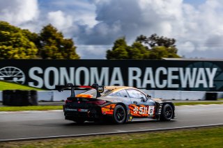 #8 BMW M4 GT3 EVO of Elias Sobo and Andy Lee, Flying Lizard Motorsports, Pro-Am, GT World Challenge America Powered by AWS, SRO America, Sonoma Raceway, Sonoma, CA, March 28-30, 2025.
 | Fabian Lagunas