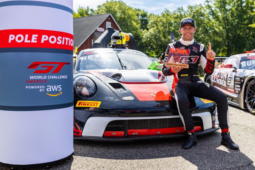 #18 Porsche 992 GT3 R of Alex Sedgwick and Jan Heylen, RS1, Pro, GT World Challenge America Powered by AWS, SRO America, Virginia International Raceway, Alton, VA, July 18-20, 2025

