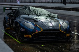 #24 Aston Martin Vantage AMR GT3 EVO of Gray Newell / Zach Robichon / Darren Turner, Heart of Racing Team, Indy 8H, Pro-Am, SRO America, Indianapolis Motor Speedway, Indianapolis, IN, Oct 16&ndash;19, 2025
 | SRO Motorsports Group
