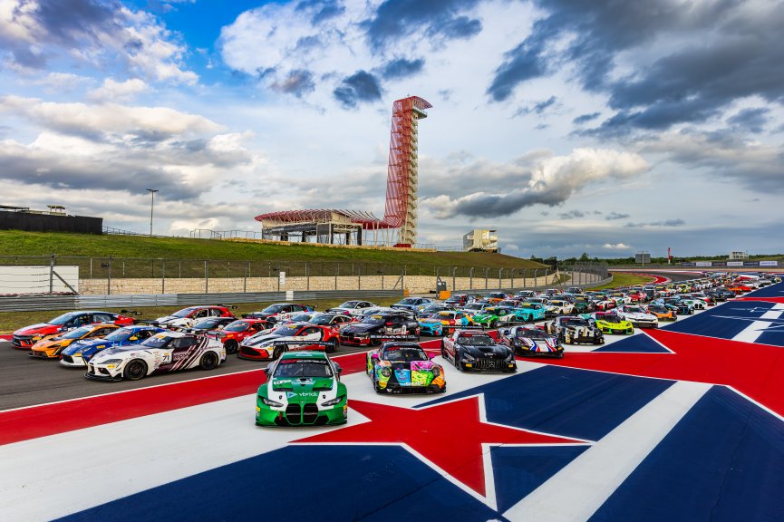 Full Field Photo at GT World Challenge America Powered by AWS, SRO America, Circuit of the Americas, Austin, TX, April 25-27, 2025.
