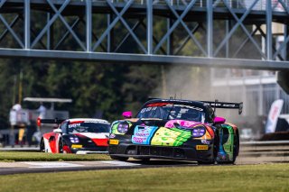 #32 Porsche 992 GT3 R of Kyle Washington and Tom Sargent, GMG Racing, GT World Challenge America, Pro-Am, SRO America, Barber Motorsports Park, Birmingham, AL, Sept 5 - 7, 2025
 | Fabian Lagunas | www.lagunasphotography.com | For SRO Motorsports Group 2025