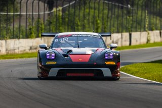 #18 Porsche 992 GT3 R of Alex Sedgwick and Jan Heylen, RS1, GT World Challenge America, Pro, SRO America, Road America, Elkhart Lake, WI, Aug 15 - 17, 2025
 | Fabian Lagunas | www.lagunasphotography.com | For SRO Motorsports Group 2025
